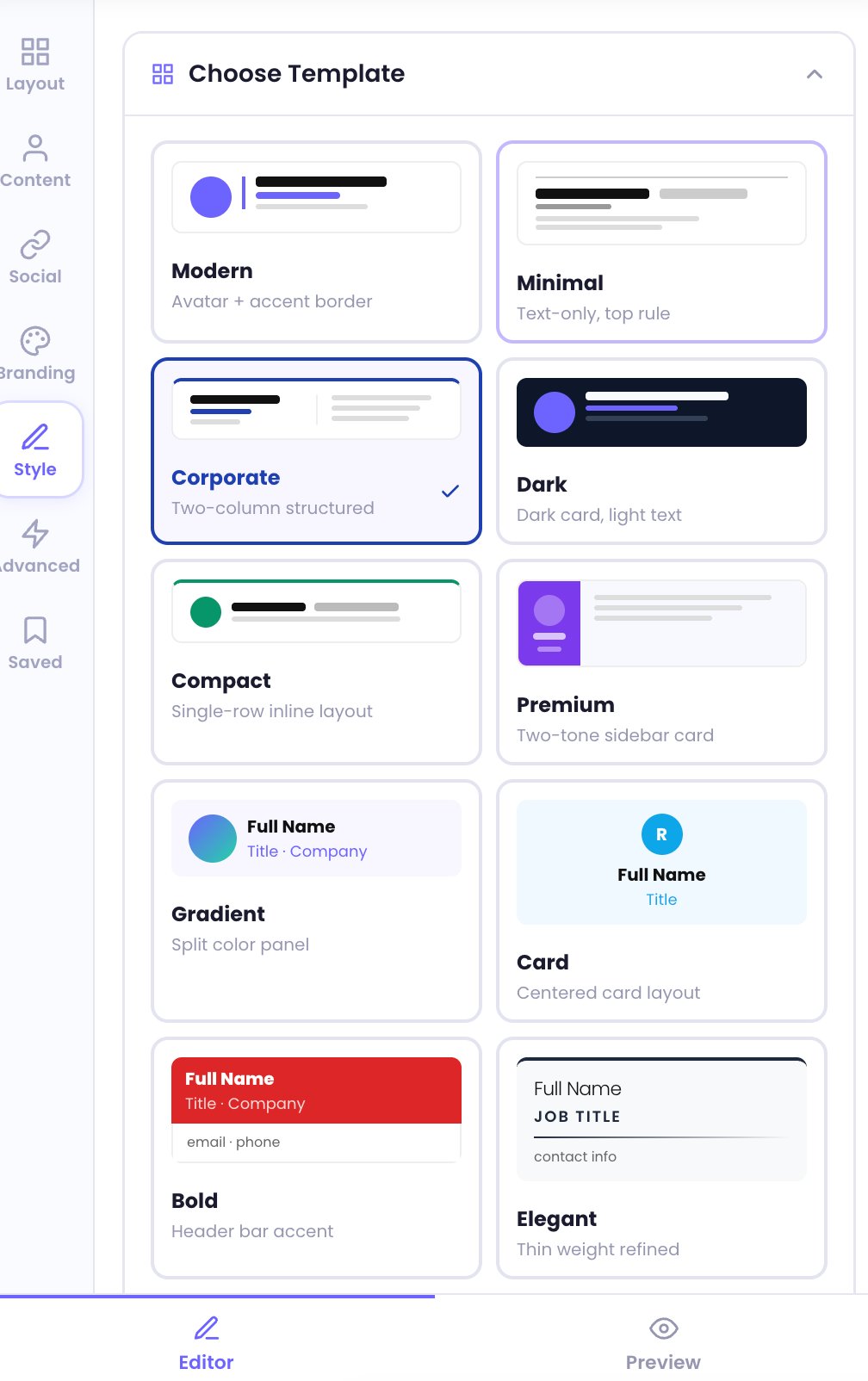 Rdnext Signature Creator showcase 1